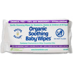 Doctor Butler's organic baby wipes front view packaging