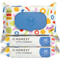 The Honest Company Toddler Hypoallergenic Flushable Wipes 126 Count front packaging view