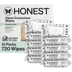 The Honest Company Hypoallergenic Baby Wipes 720 Count bulk box
