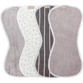 WeeSprout organic cotton burp cloths set of four front view