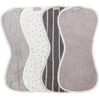 WeeSprout organic cotton burp cloths set of four front view