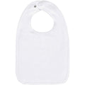Aiden's Corner organic cotton baby bib front view for embroidery