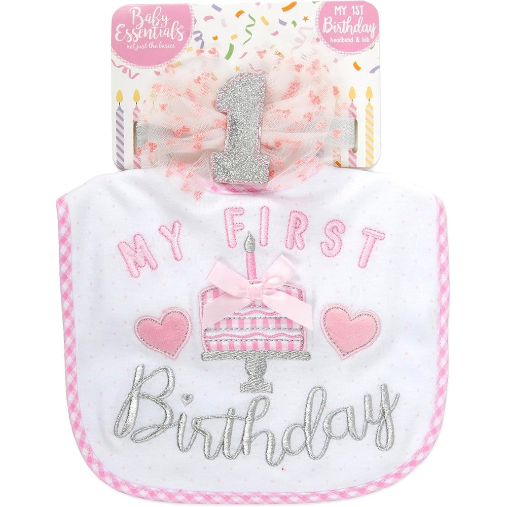 Baby Essentials infant holiday bib and accessory set front view