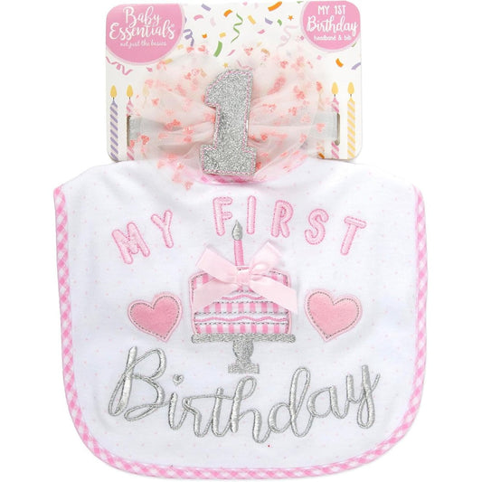 Baby Essentials infant holiday bib and accessory set front view