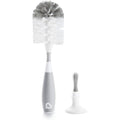Munchkin Bristle Bottle Brush in grey color front view