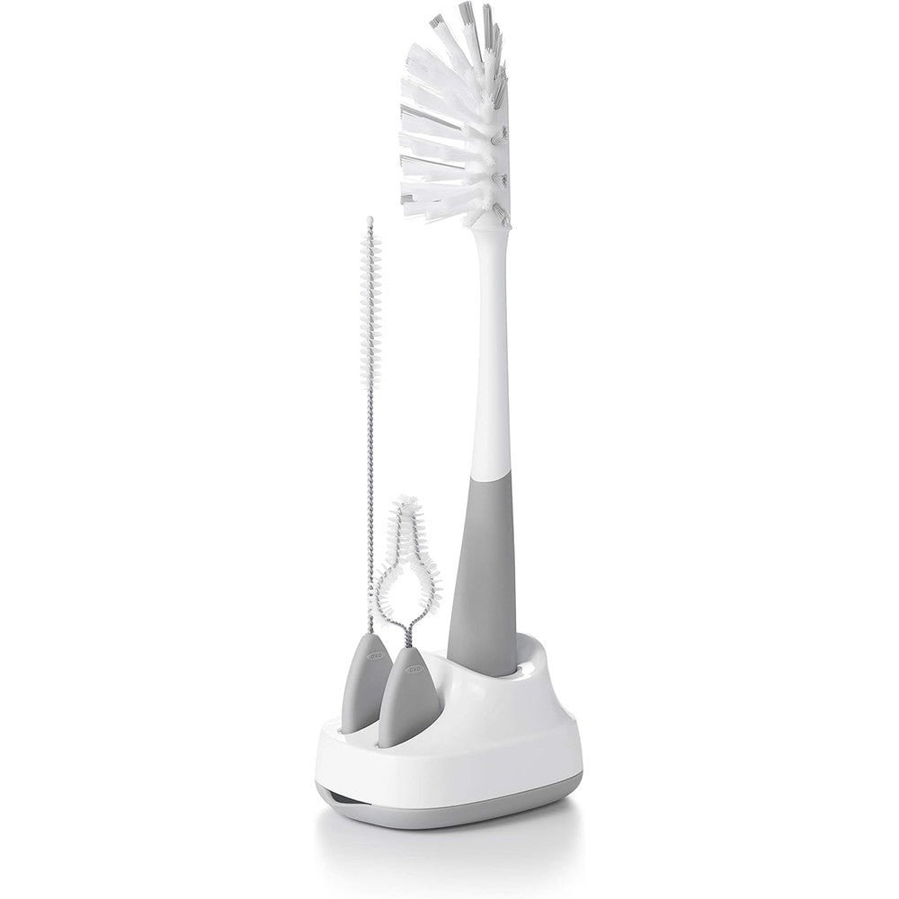 OXO Tot water bottle and straw cup cleaning set front view