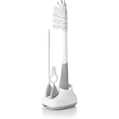 OXO Tot water bottle and straw cup cleaning set front view