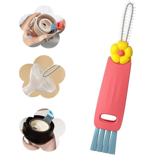 Moonboat 3 in 1 cup lid cleaning brush front view