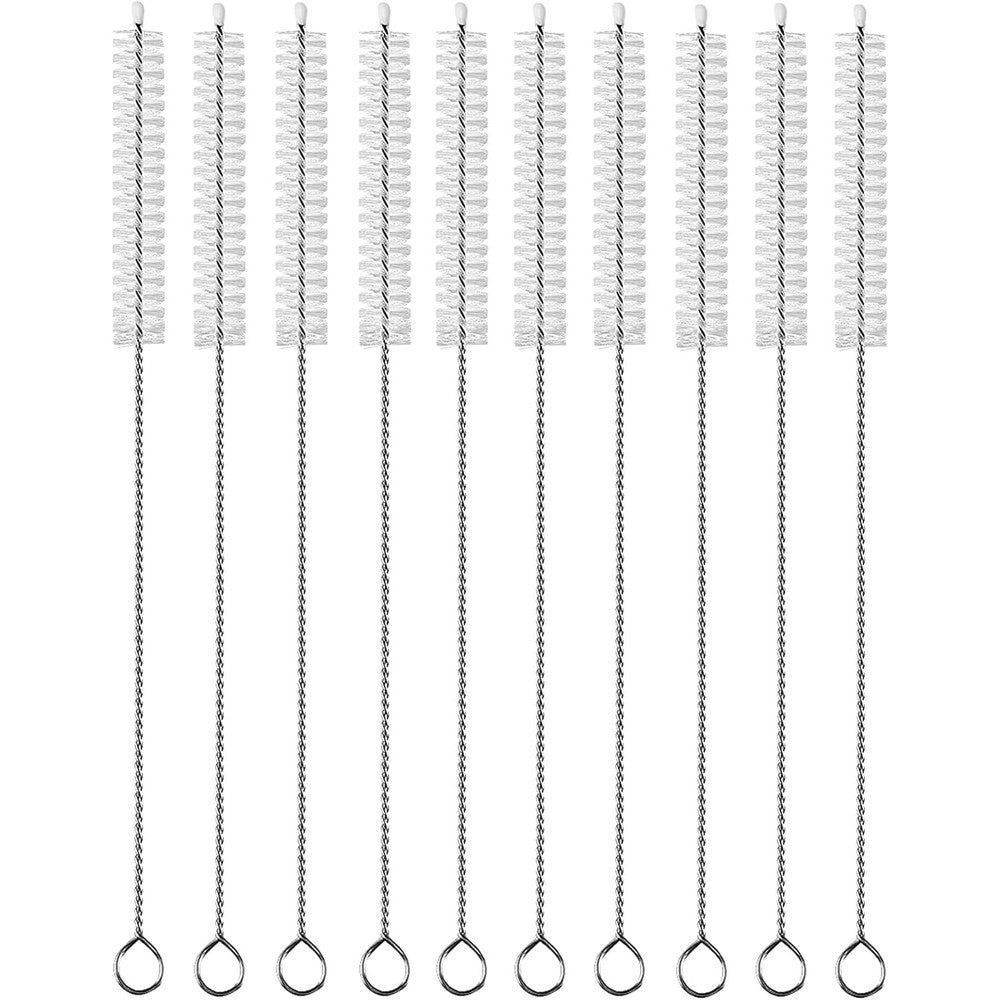 Beuiciry 10-piece long straw cleaner brush set front view