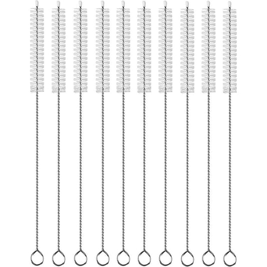 Beuiciry 10-piece long straw cleaner brush set front view