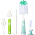 Carebabymore baby bottle brush set green front view