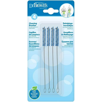 Dr. Brown's Natural Flow vent cleaning brushes 4-pack front view