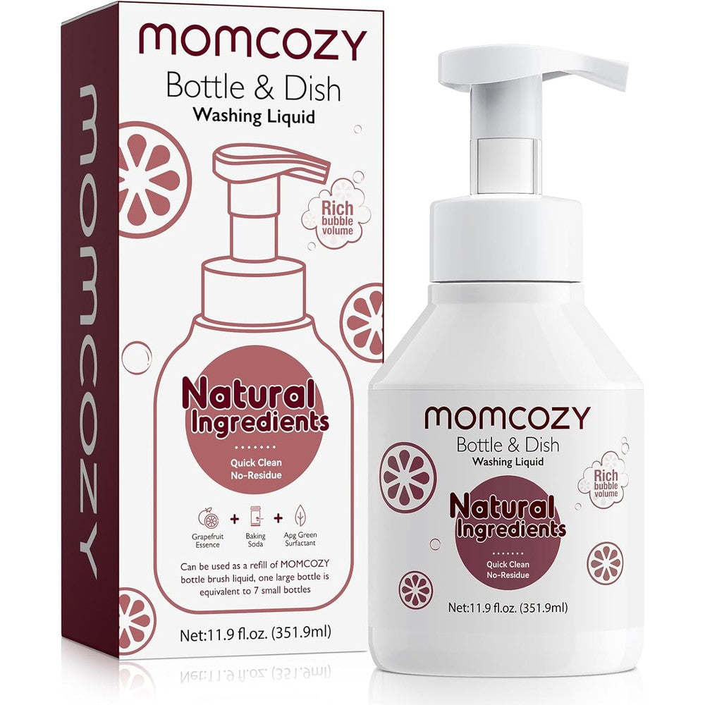 Momcozy Bottle Brush Cleaning Fluid front view packaging
