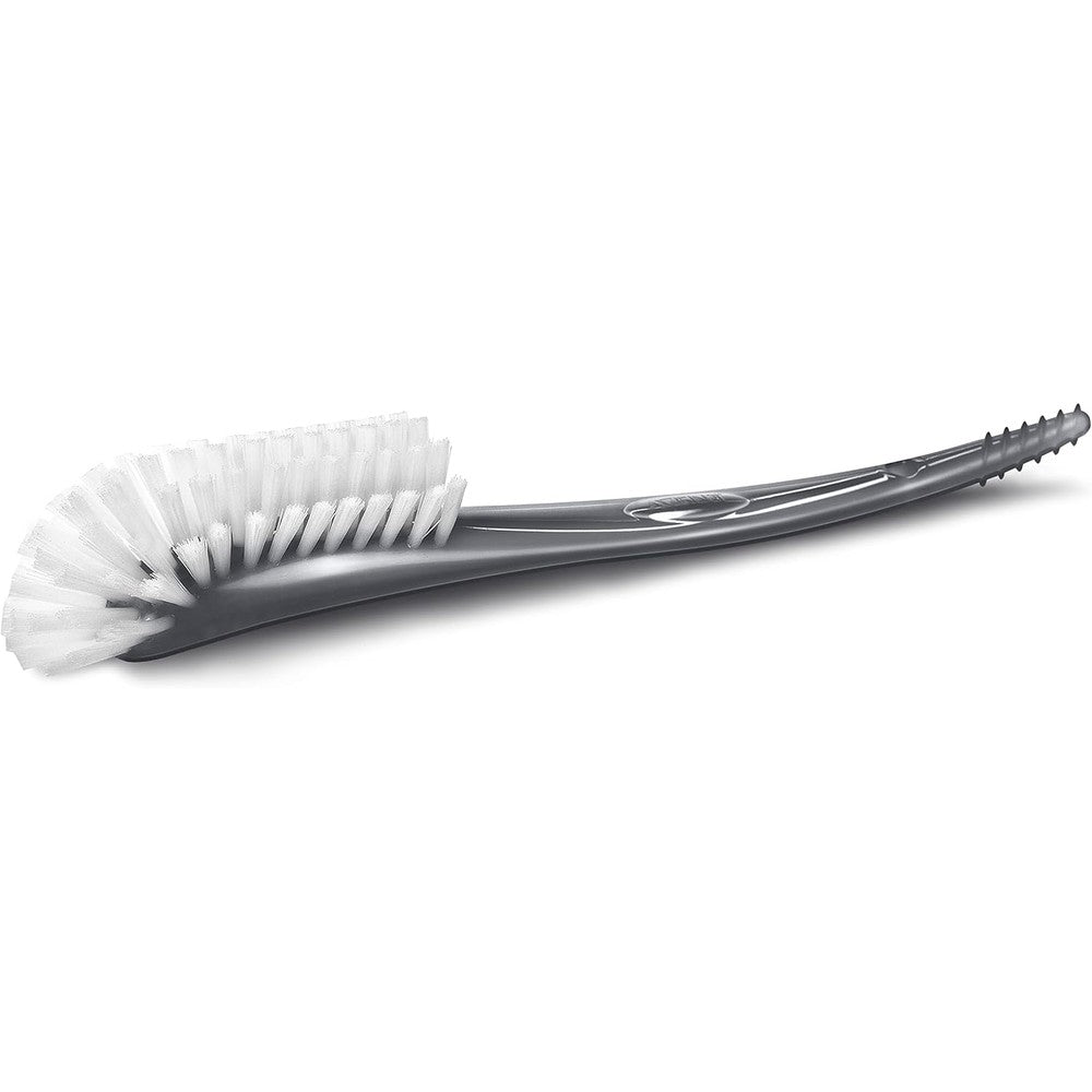 Philips Avent Baby Bottle and Nipple Brush grey front view