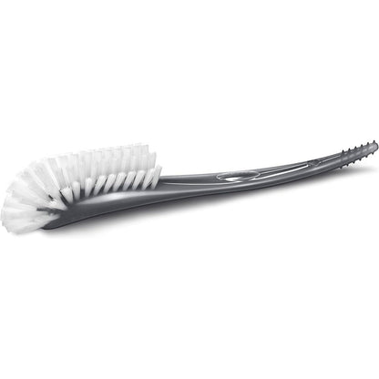 Philips Avent Baby Bottle and Nipple Brush grey front view