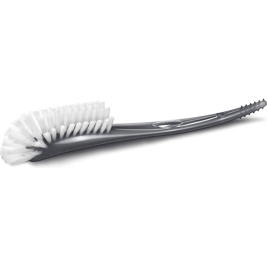 Philips Avent Baby Bottle and Nipple Brush grey front view