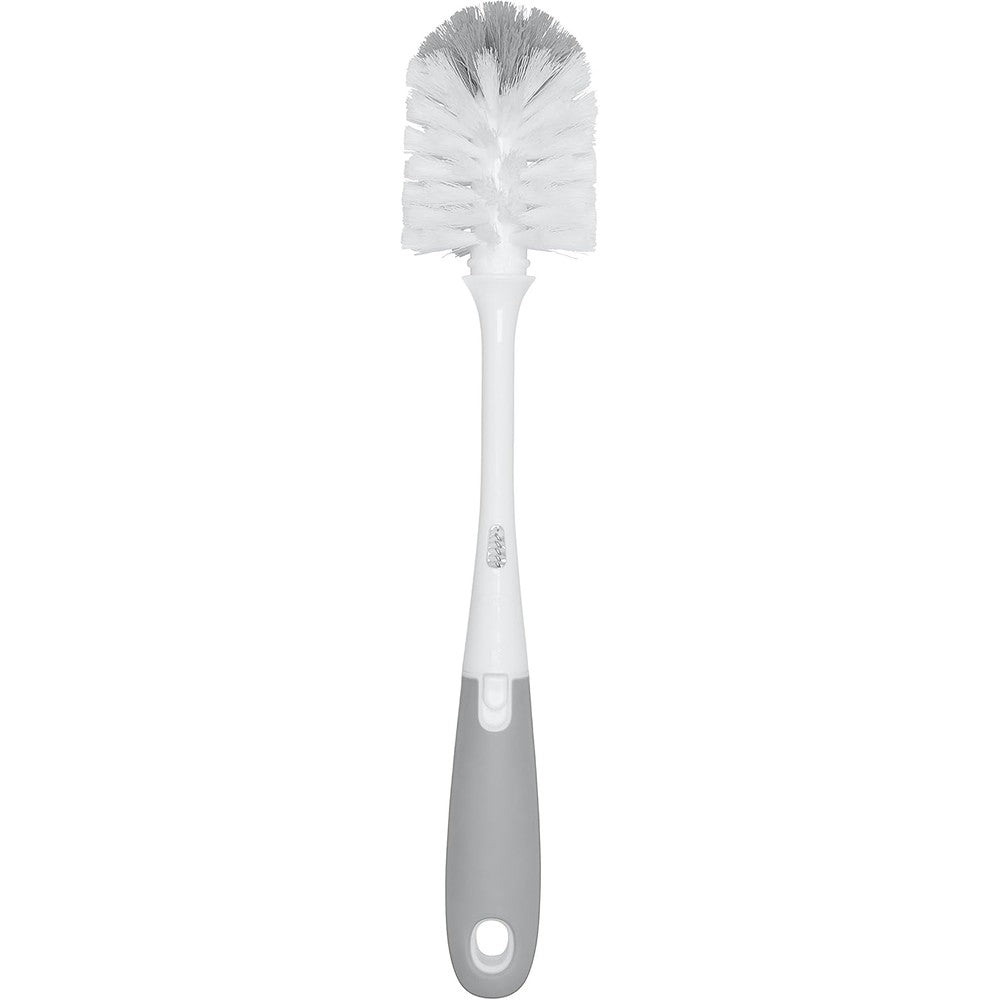 Oxo Tot Bottle Brush with Nipple Cleaner Gray front view