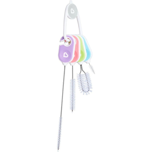 Munchkin Details 4 Piece Bottle and Cup Cleaning Brush Set