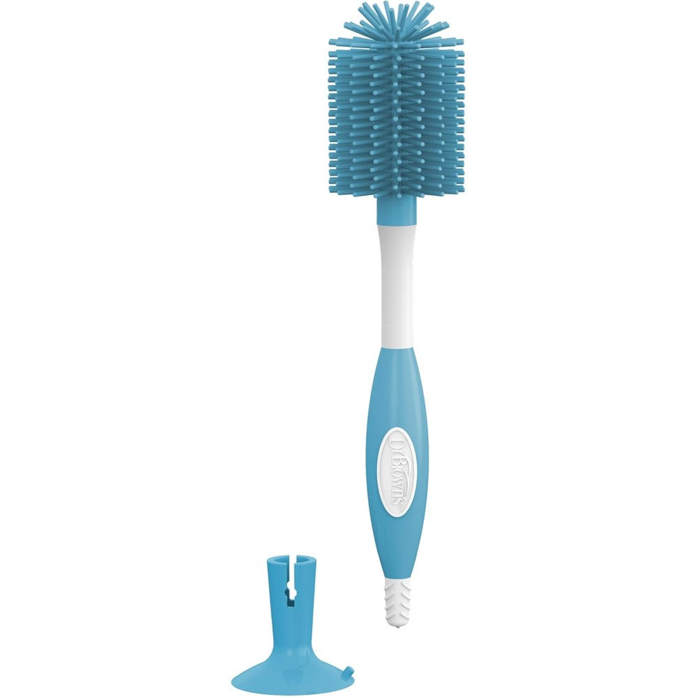 Dr. Brown's Soft Touch blue bottle brush front view