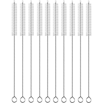 Beuiciry 12 inch straw cleaner brush set of 10 pieces