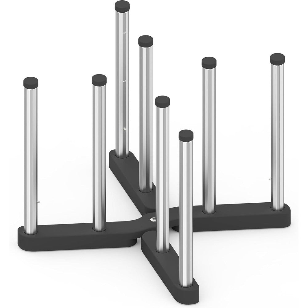 Laemyfyre retractable bottle drying rack front view on countertop
