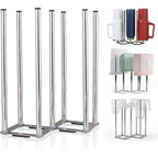 Ansothin Stainless Steel Water Bottle Drying Rack front view