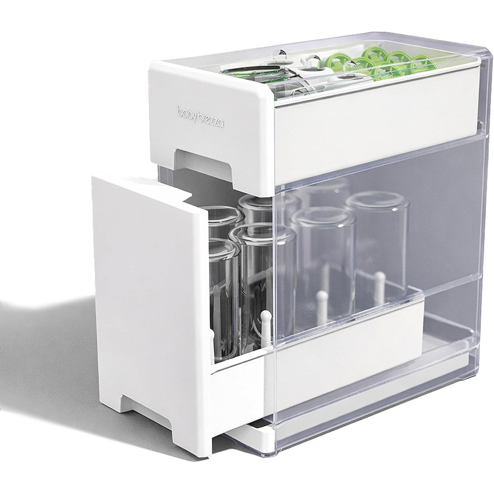 Baby Brezza Covered Drying Rack and Countertop Organizer front view