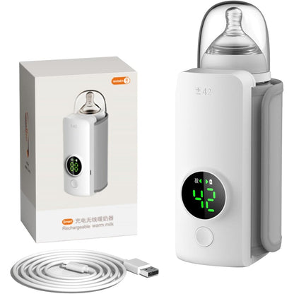 Noxian portable rechargeable baby bottle warmer front view