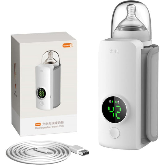 Noxian portable rechargeable baby bottle warmer front view