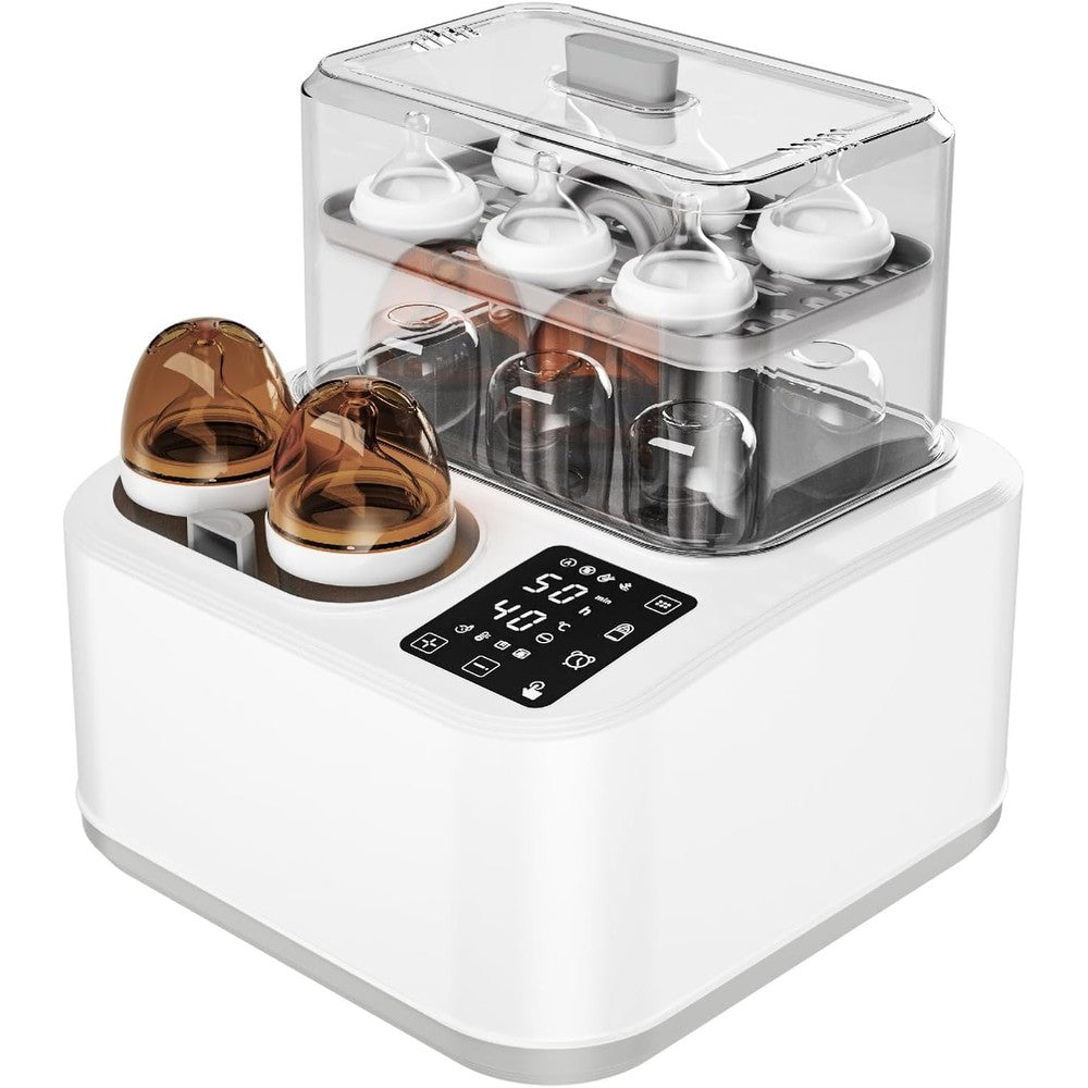 Brbluerise 8-in-1 smart baby bottle warmer front view