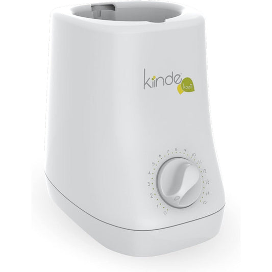 Kiinde Kozii baby bottle warmer front view with timer dial