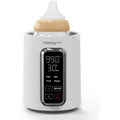 Momyeasy Fast 2-Minute Baby Bottle Warmer front view showing digital display.