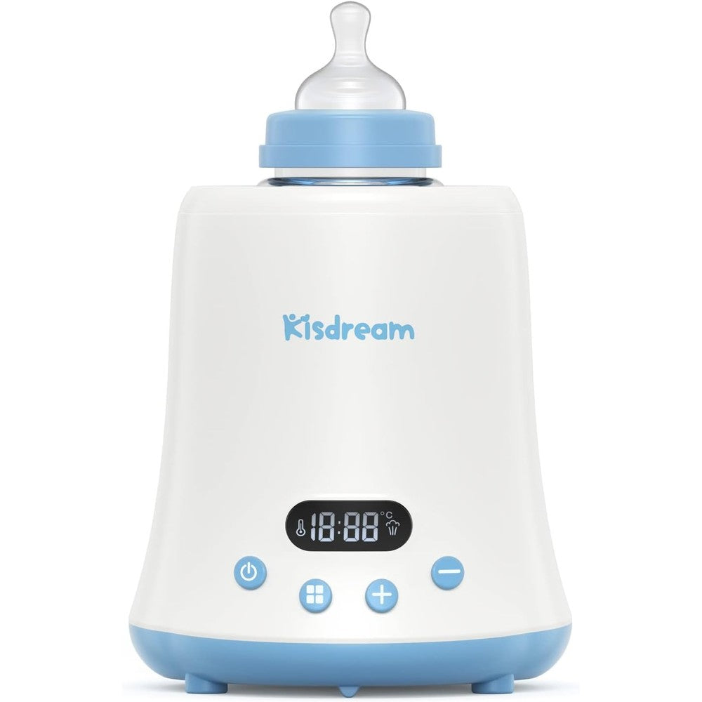 Kisdream universal baby bottle warmer front view with digital display