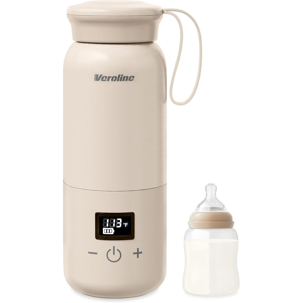 Veroline portable bottle warmer front view beige