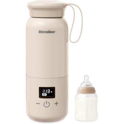 Veroline portable bottle warmer front view beige