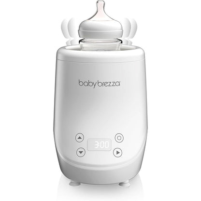 Baby Brezza AirSwirl Waterless Bottle Warmer front view