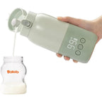 Bololo portable bottle warmer front view with digital display