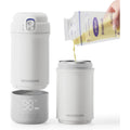 Wondborn portable bottle warmer front view for travel