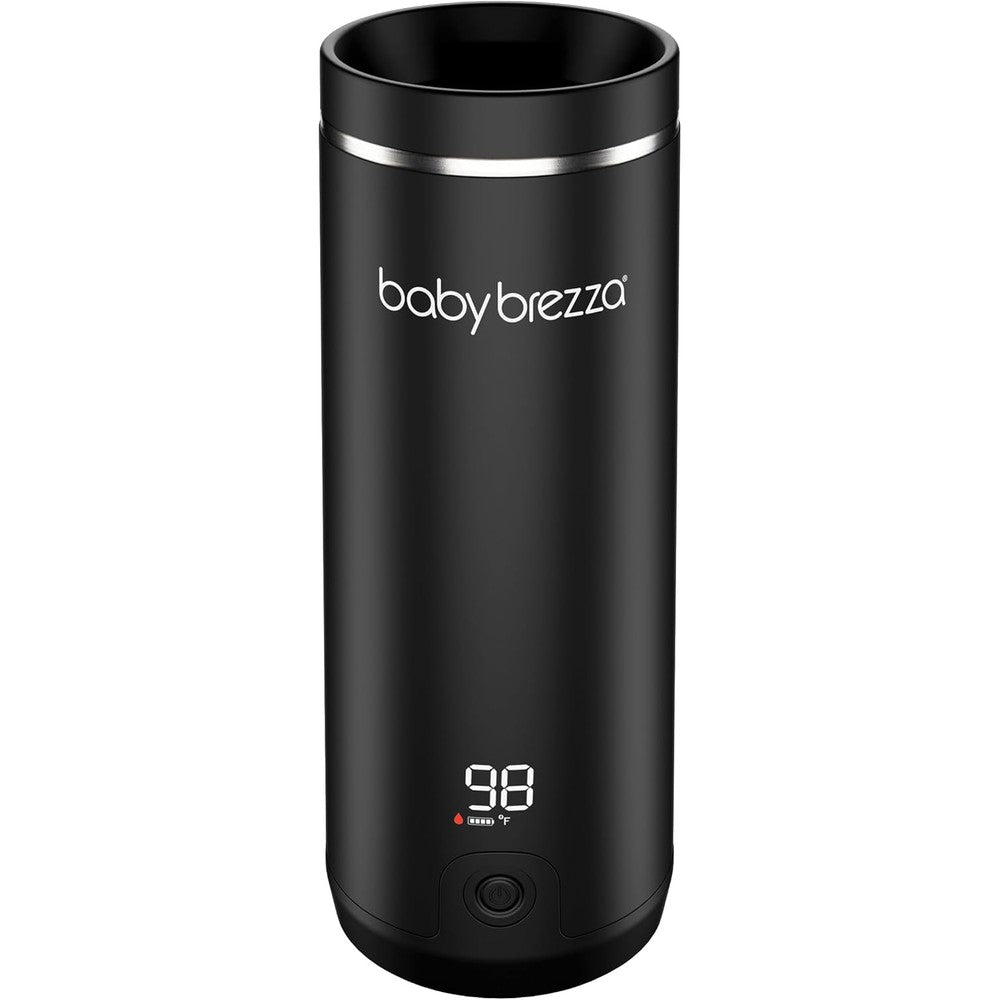 Baby Brezza SuperFast Portable Bottle Warmer front view black
