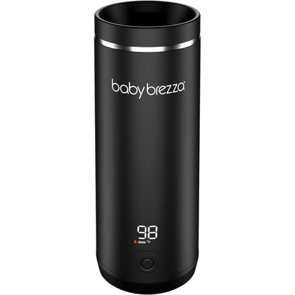 Baby Brezza SuperFast Portable Bottle Warmer front view black