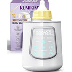 Kumikimi 12 in 1 fast baby bottle warmer front view with digital display