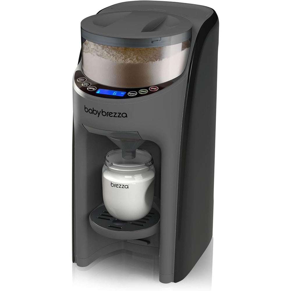 Baby Brezza Formula Pro Advanced charcoal front view