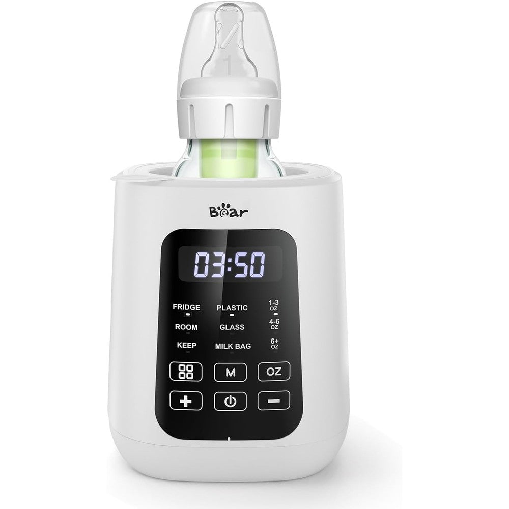 Bear baby bottle warmer digital display front view