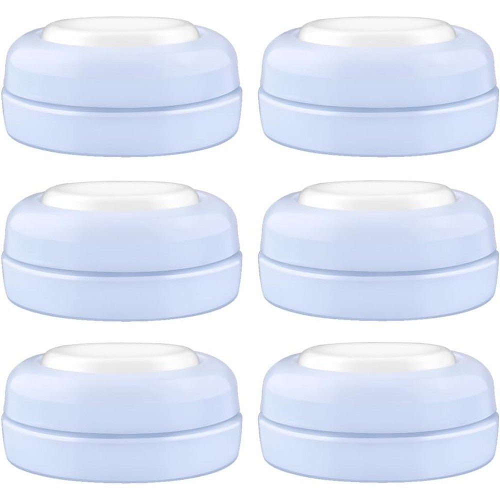 Maymom screw lids and travel caps set in blue