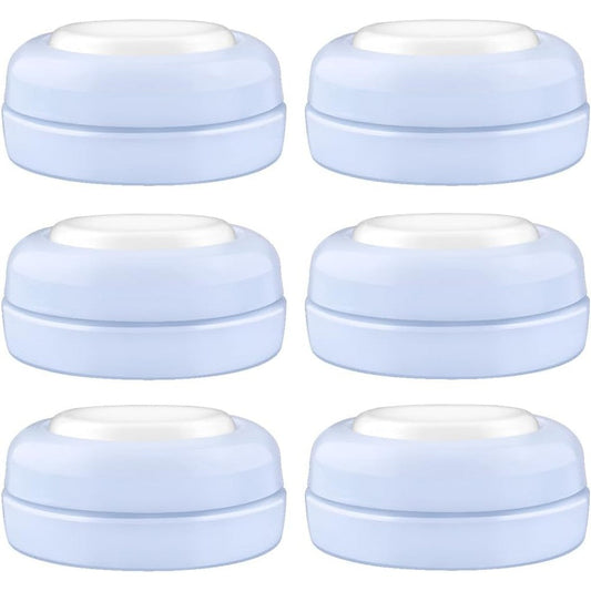 Maymom screw lids and travel caps set in blue
