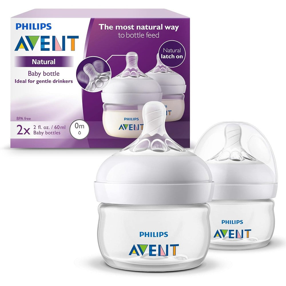 Philips Avent Natural Baby Bottles 2 pack front view
