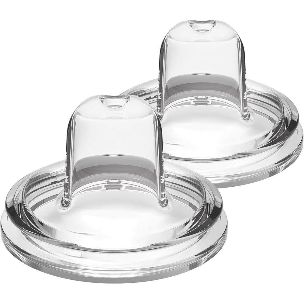 Dr. Brown's Options+ wide-neck silicone sippy spout 2-pack front packaging