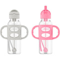 Dr. Brown's Milestones Narrow Sippy Straw Bottle front view