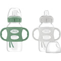 Dr. Brown's Milestones wide-neck sippy spout bottle 2-pack front view