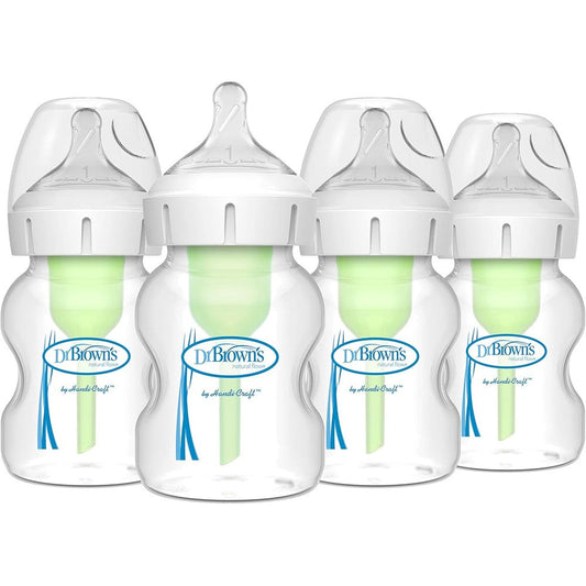 Dr. Browns Natural Flow Anti Colic Options Plus Wide Neck Bottles front view
